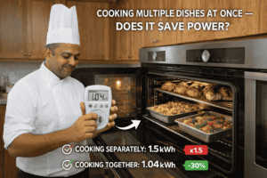 Cooking Multiple Dishes at Once — Does It Save Power?
