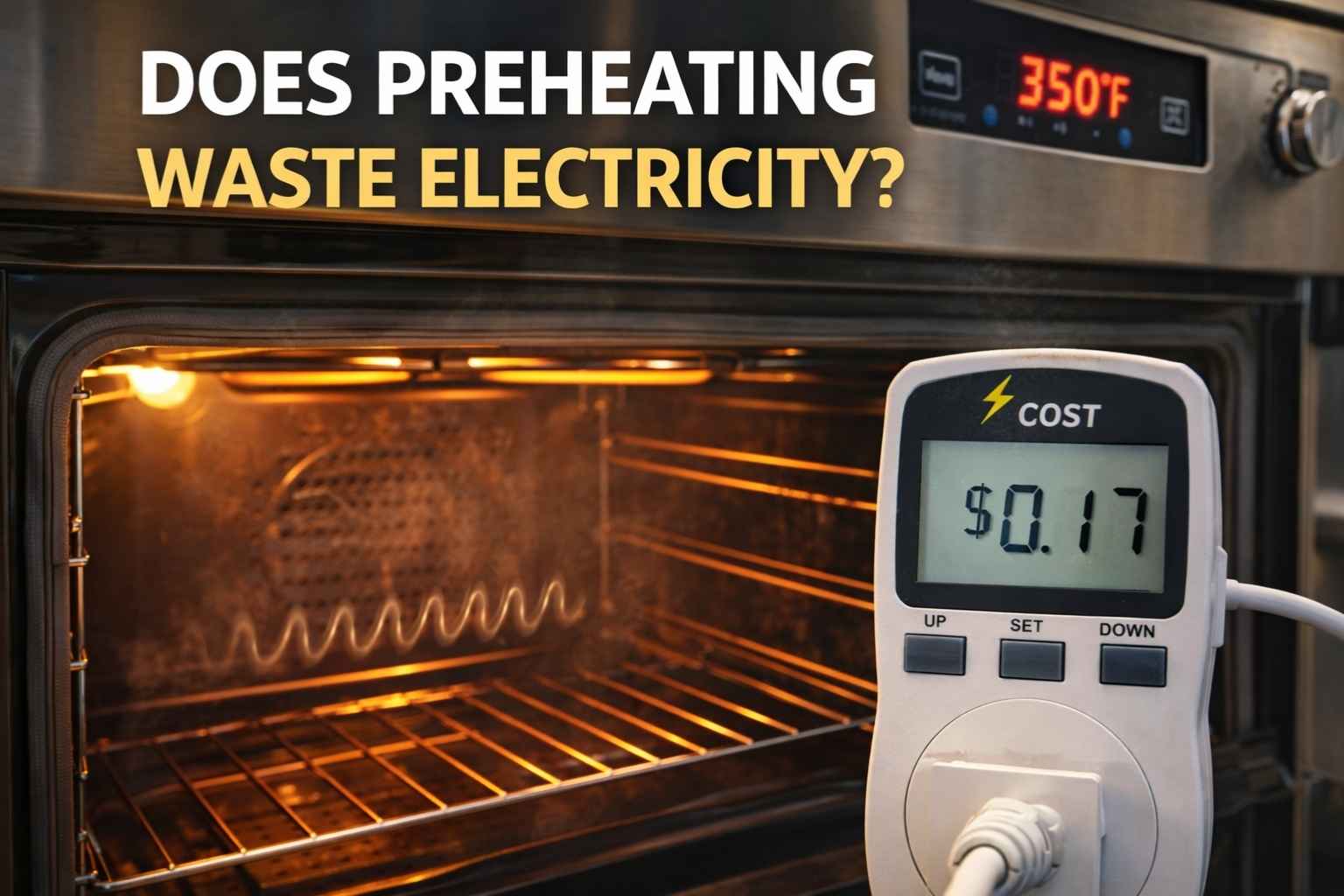 Does Preheating Waste Electricity?