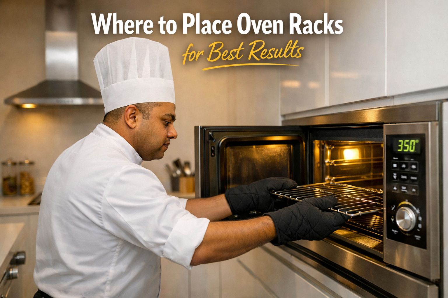 where to place oven racks for best results