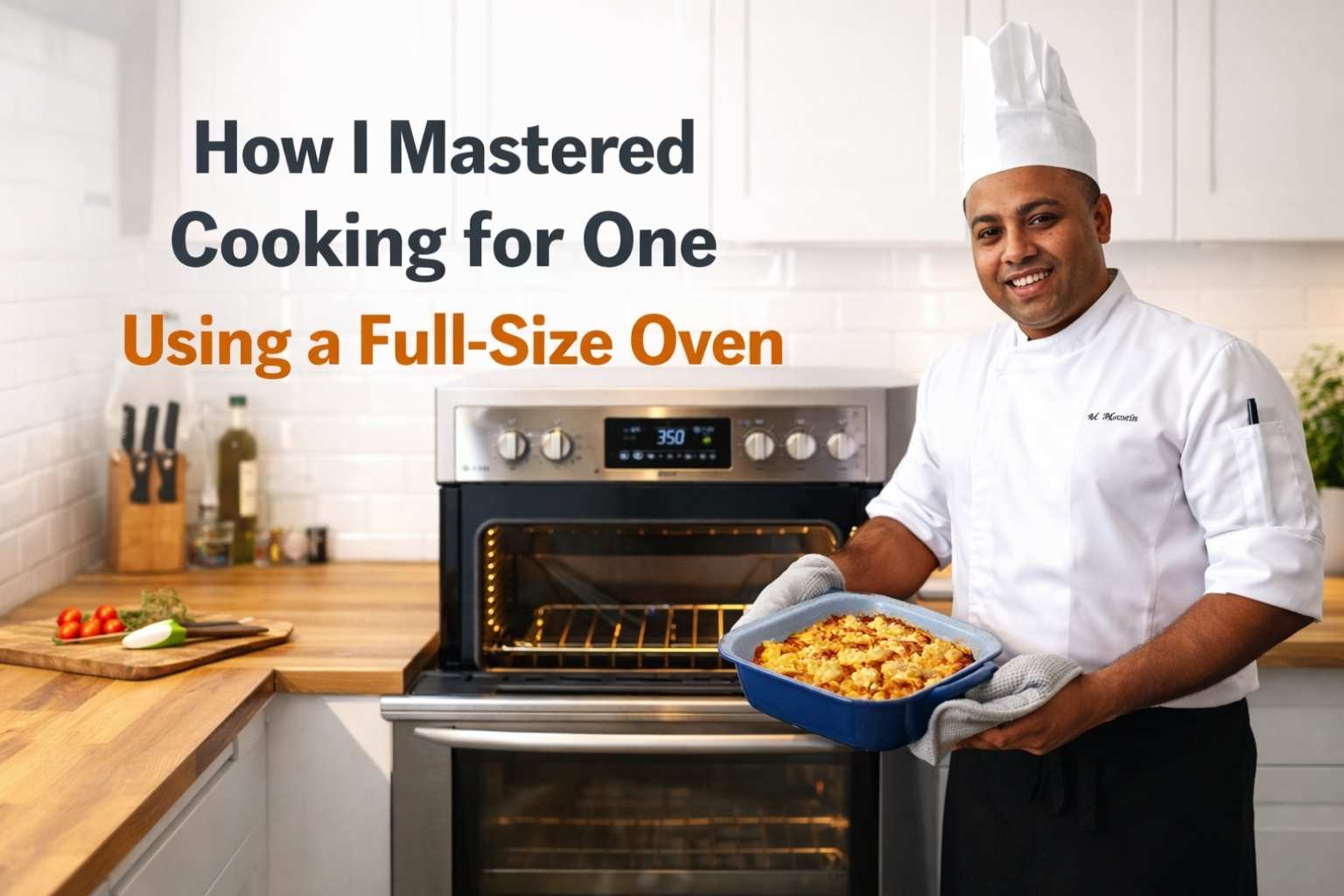 How I Mastered Cooking for One Using a Full-Size Oven