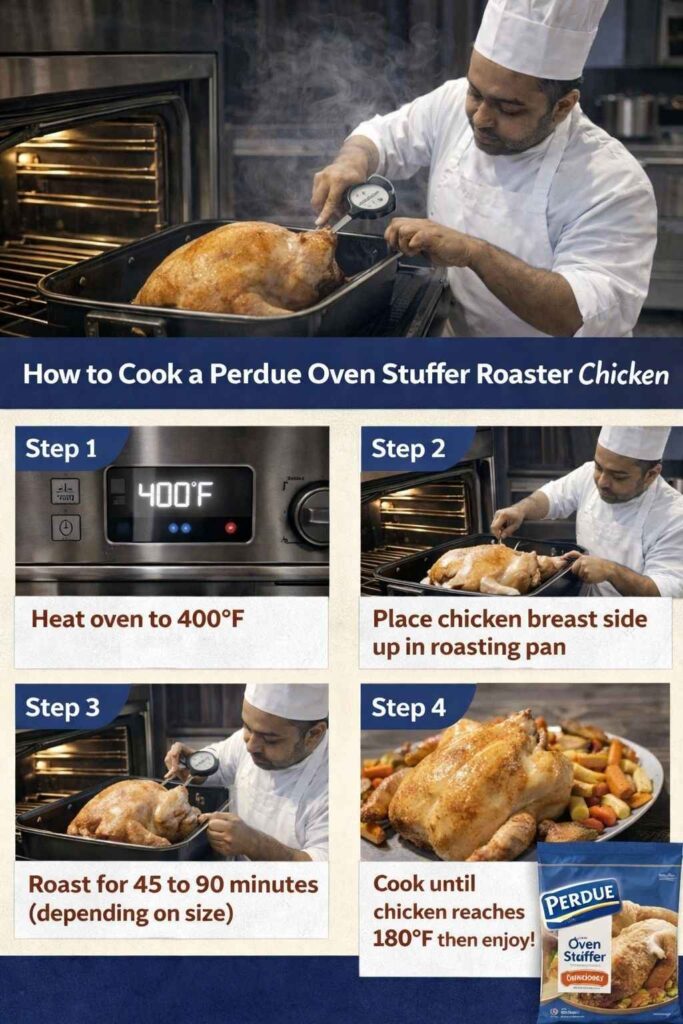 How To Cook a Perdue Oven Stuffer Roaster Chicken
