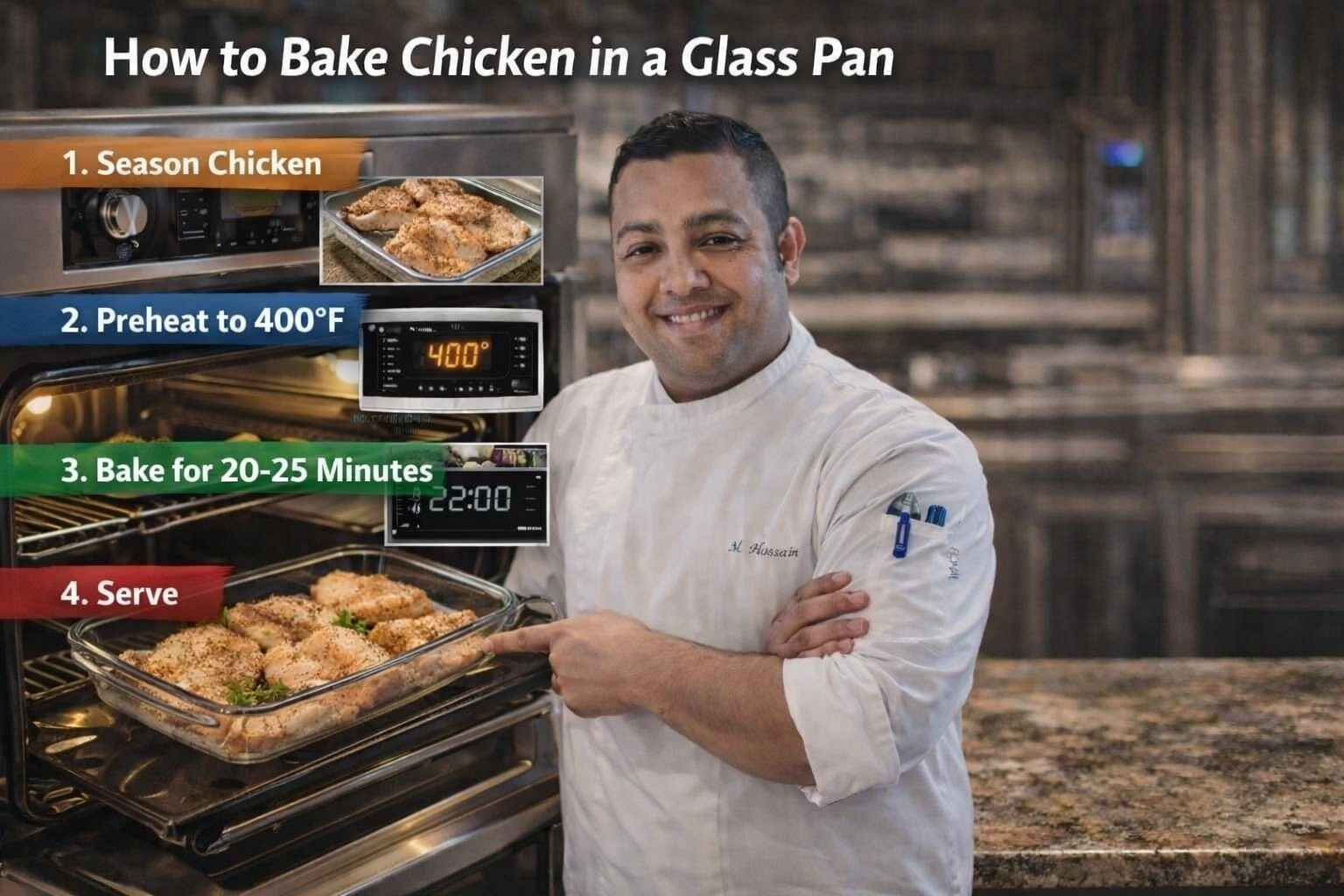 How to Bake Chicken in a Glass Pan