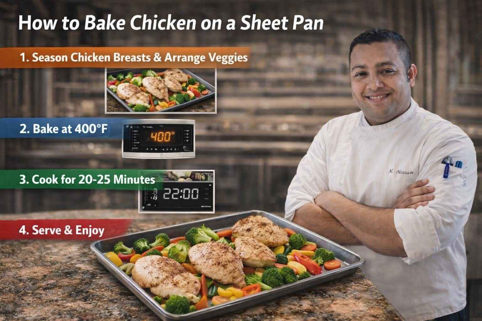 How to Bake Chicken on a Sheet Pan