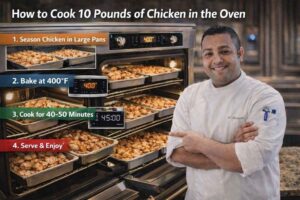 How to Cook 10 Pounds of Chicken in the Oven