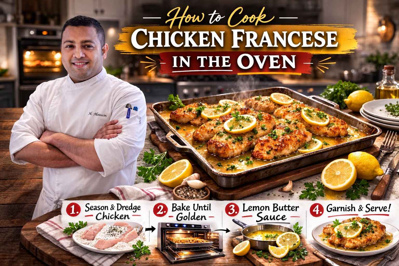 How to Cook Chicken Francese in the Oven
