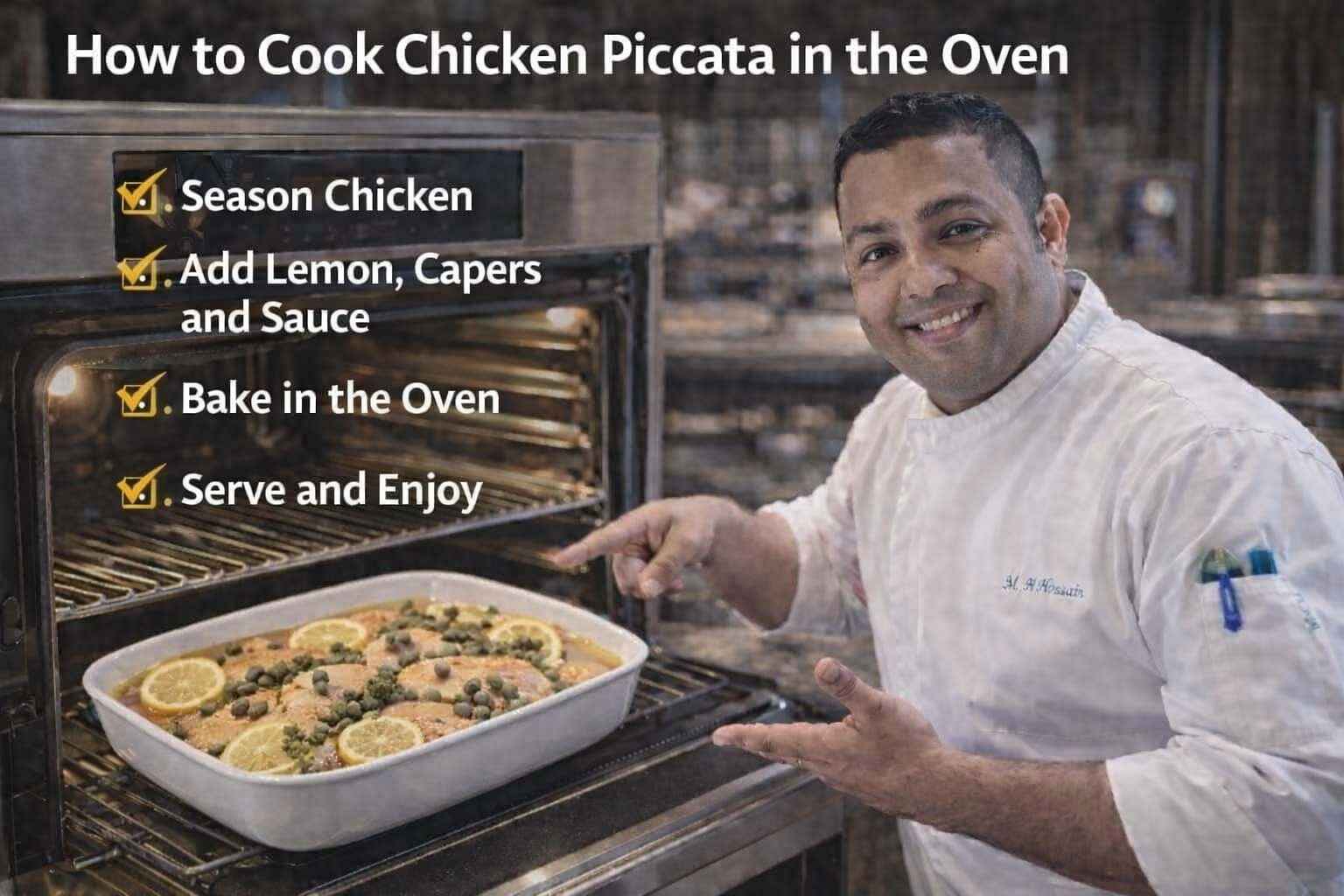 How to Cook Chicken Piccata in the Oven