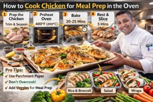 How to Cook Chicken for Meal Prep in the Oven