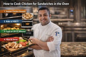 How to Cook Chicken for Sandwiches in the Oven