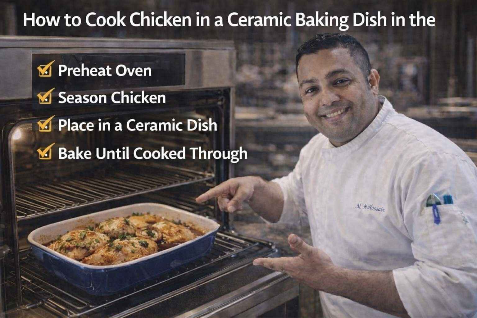 How to Cook Chicken in a Ceramic Baking Dish