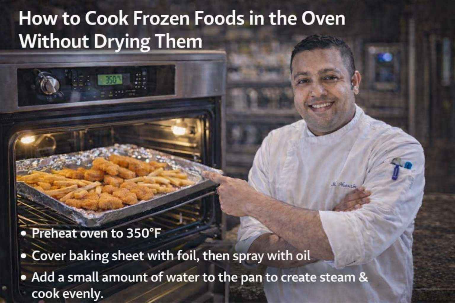 How to Cook Frozen Foods in the Oven Without Drying Them
