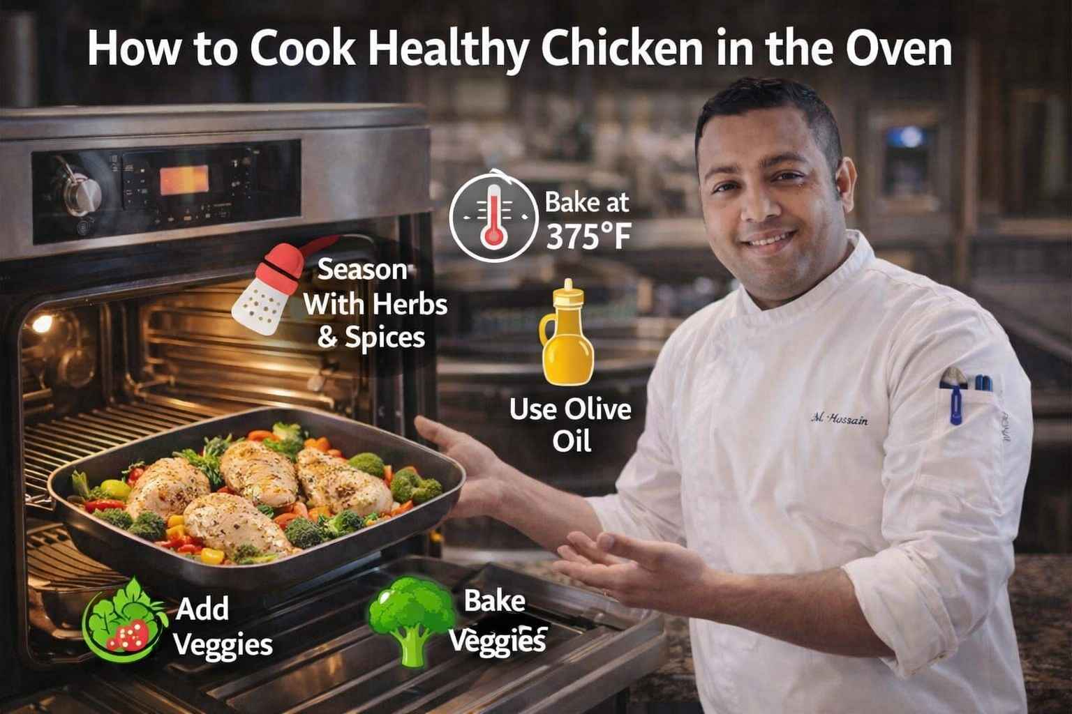 How to Cook Healthy Chicken in the Oven