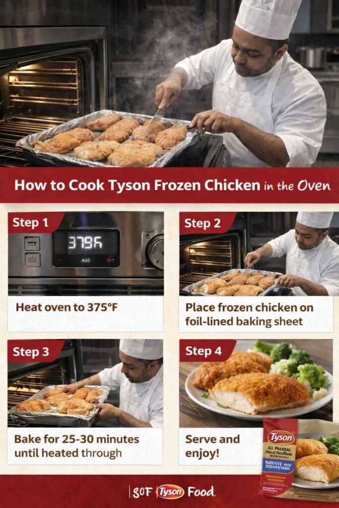 How to Cook Tyson Frozen Chicken in the Oven