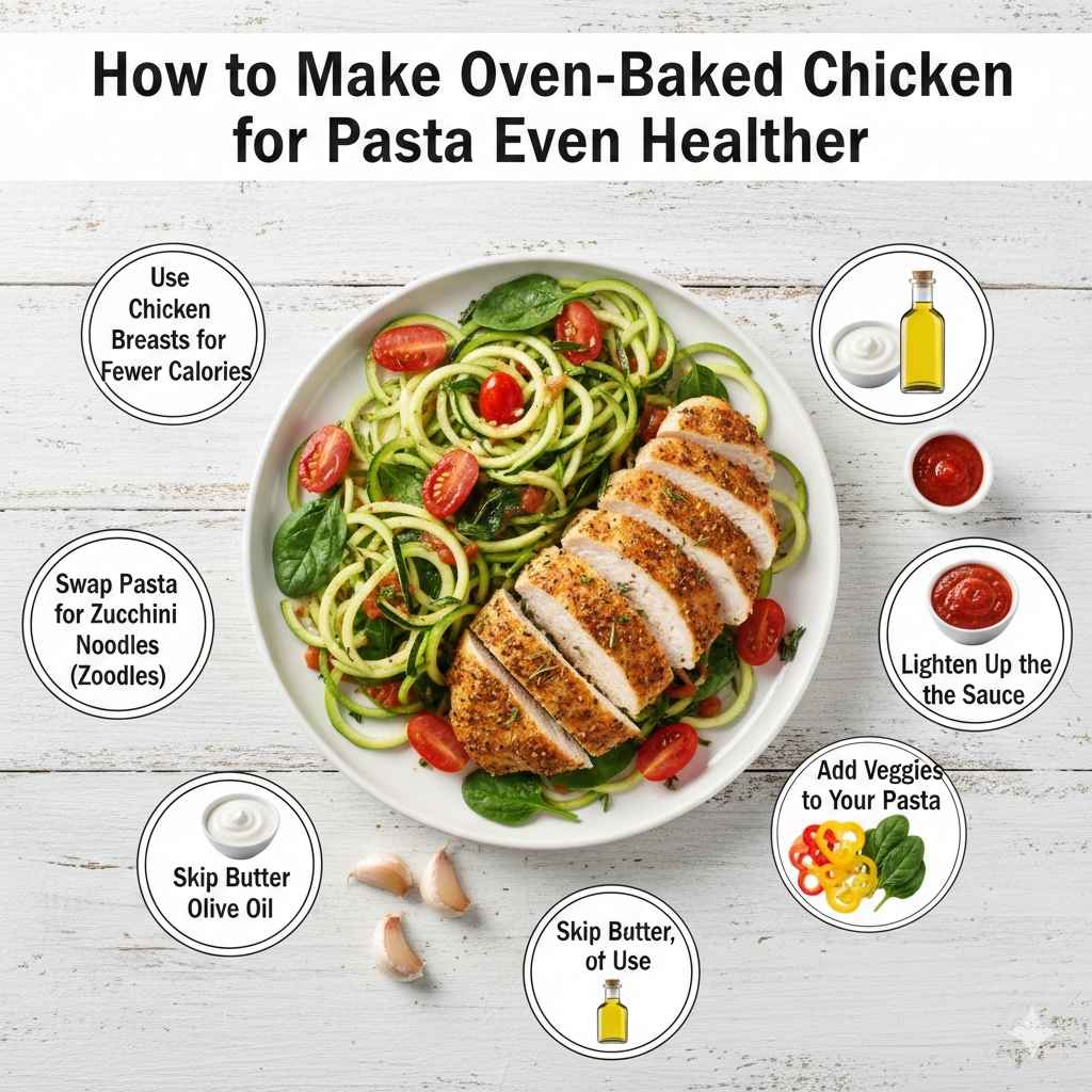 How to Make Oven-Baked Chicken for Pasta Even Healthier