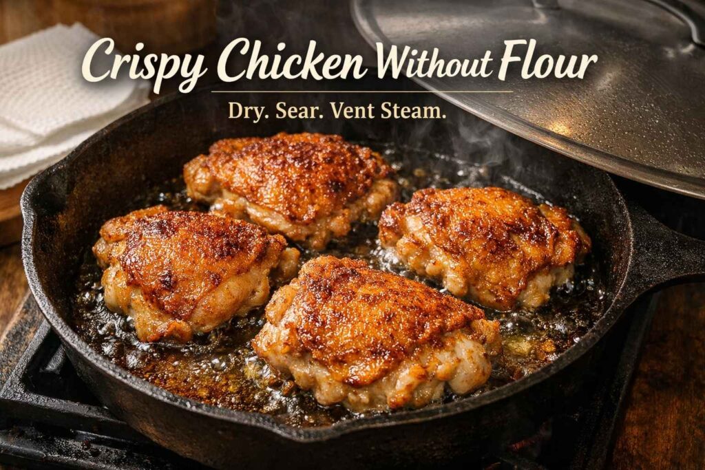 How to Oven Fry Chicken Without Flour