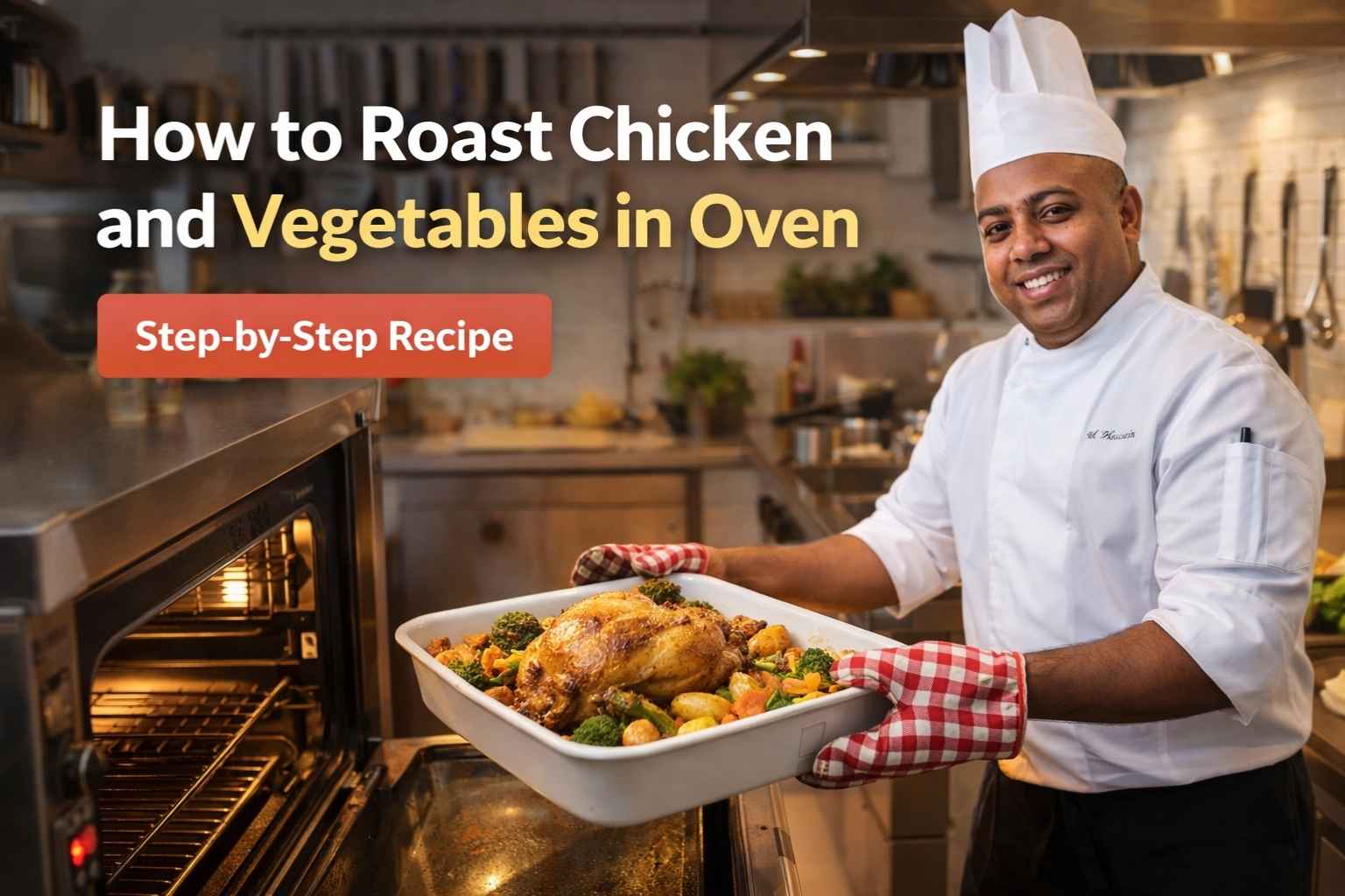 How to Roast Chicken and Vegetables in Oven