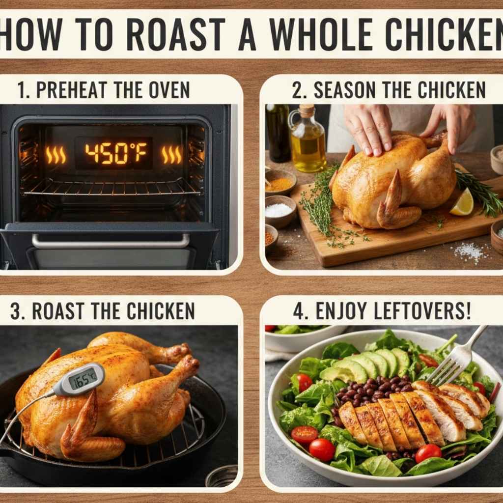 How to Roast a Whole Chicken: A Simple Step-by-Step