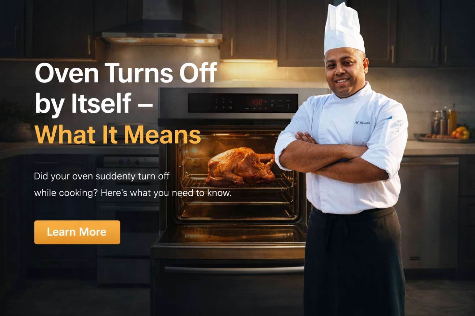 Oven Turns Off by Itself - What It Means