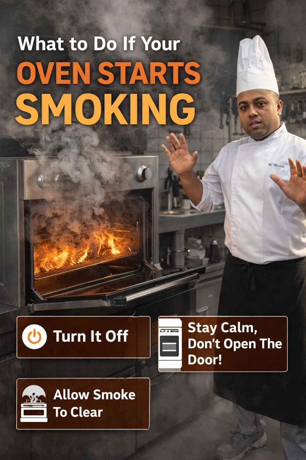 What to Do If Your Oven Starts Smoking
