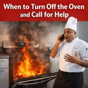 When to Turn Off the Oven and Call for Help