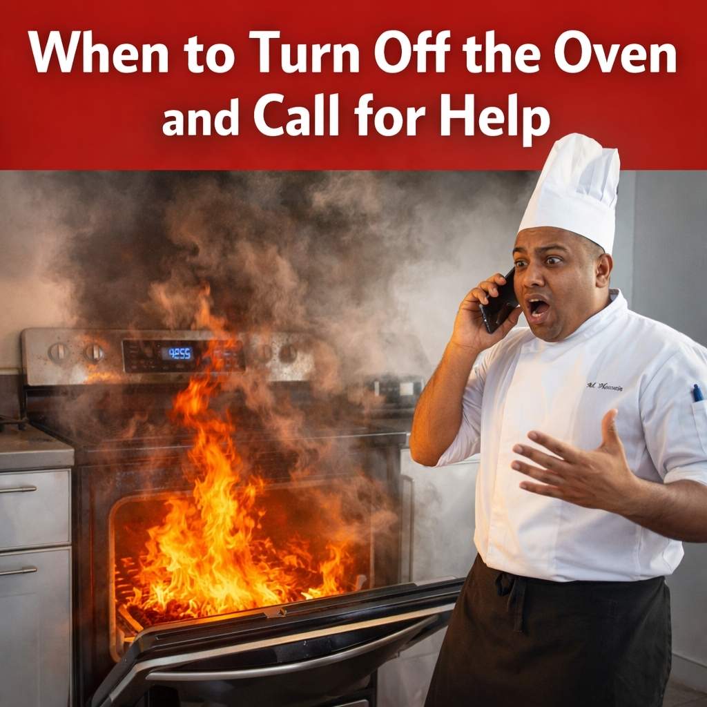 When to Turn Off the Oven and Call for Help