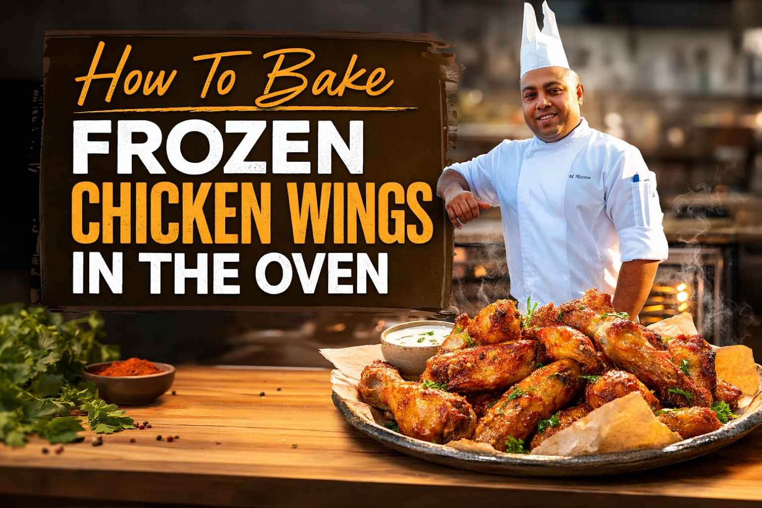 How To Bake Frozen Chicken Wings in the Oven