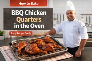 How to Bake BBQ Chicken Quarters in the Oven