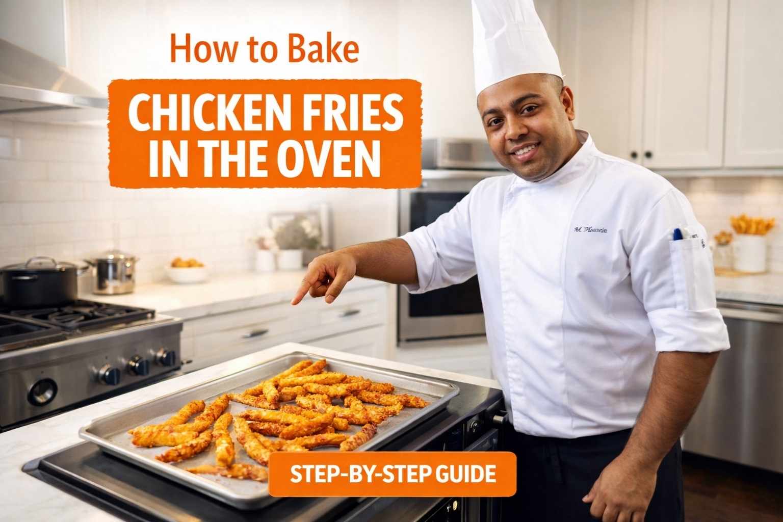 How to Bake Chicken Fries in the Oven