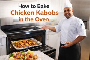 How to Bake Chicken Kabobs in the Oven