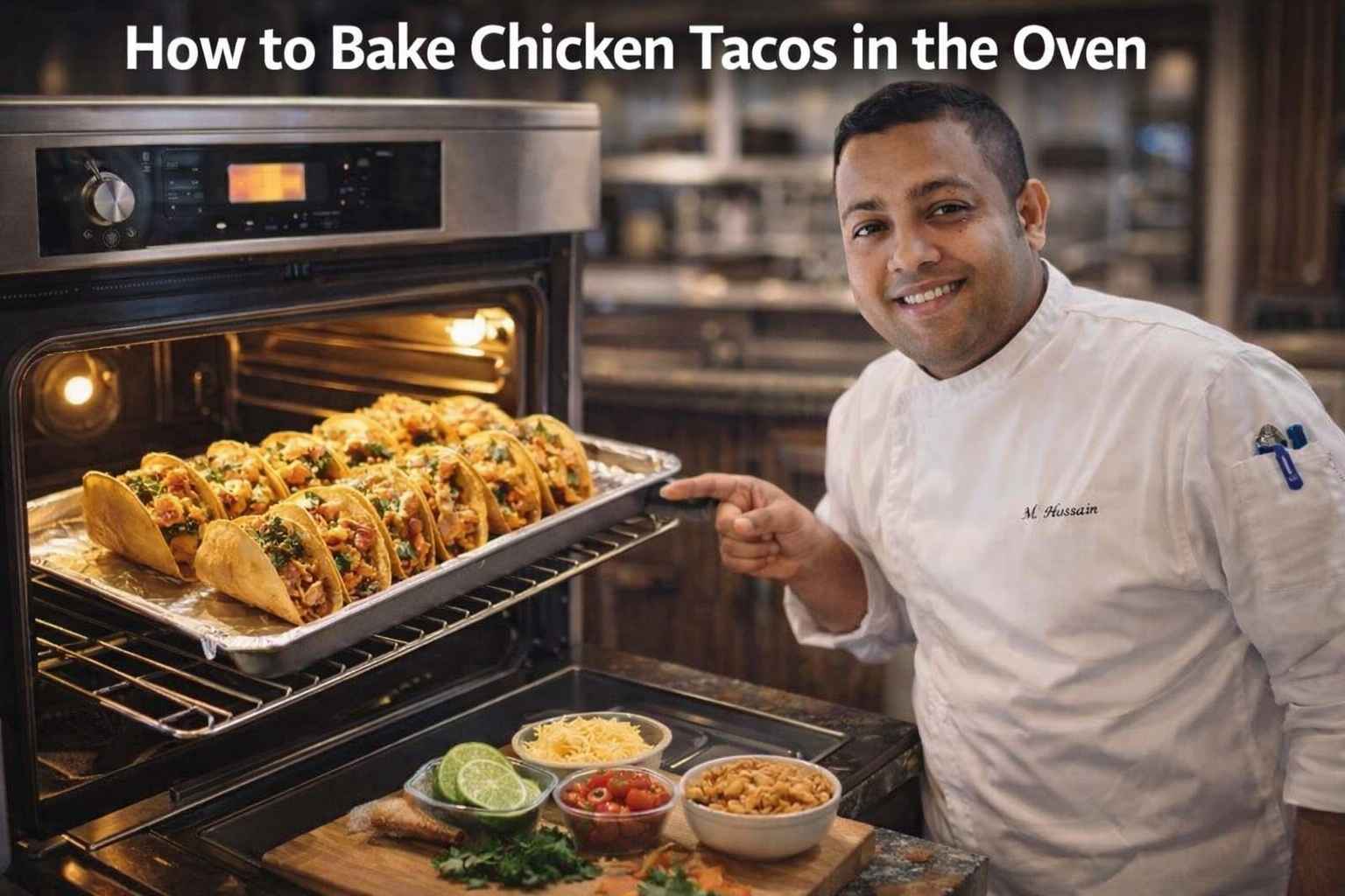 How to Bake Chicken Tacos in the Oven