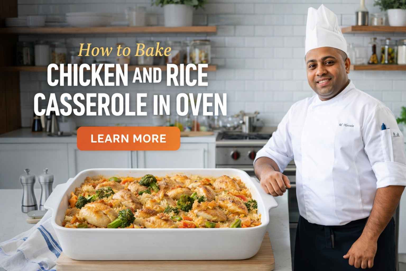 How to Bake Chicken and Rice Casserole in Oven