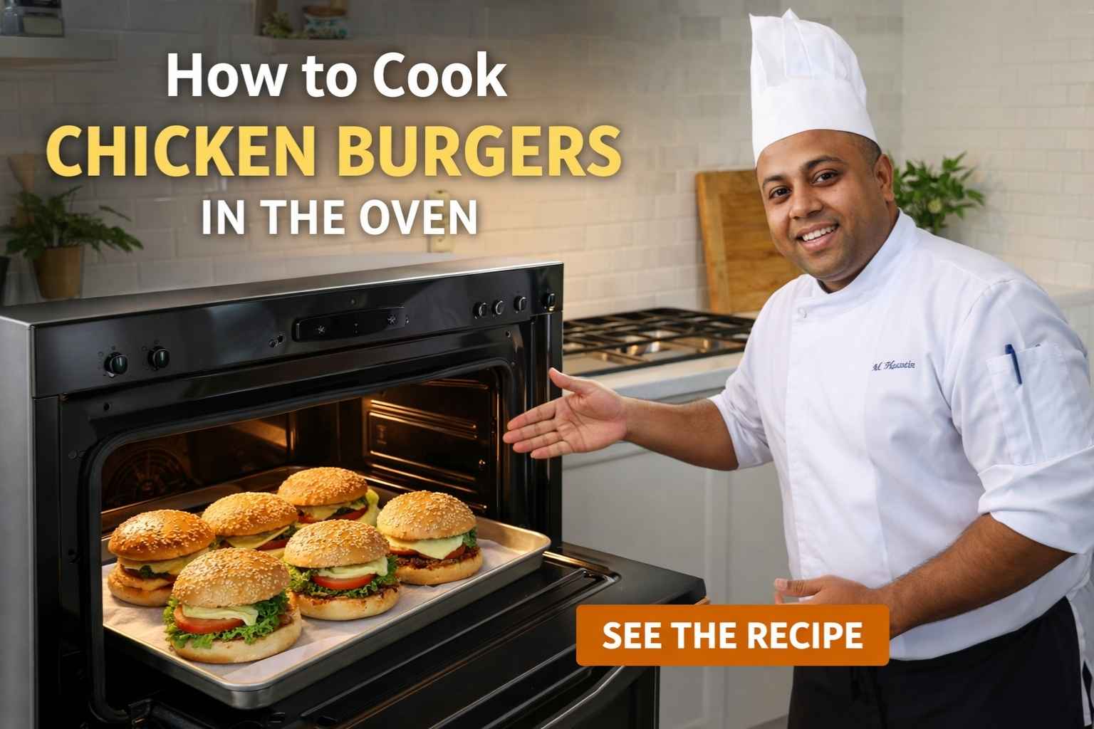 How to Cook Chicken Burgers in the Oven