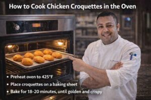 How to Cook Chicken Croquettes in the Oven