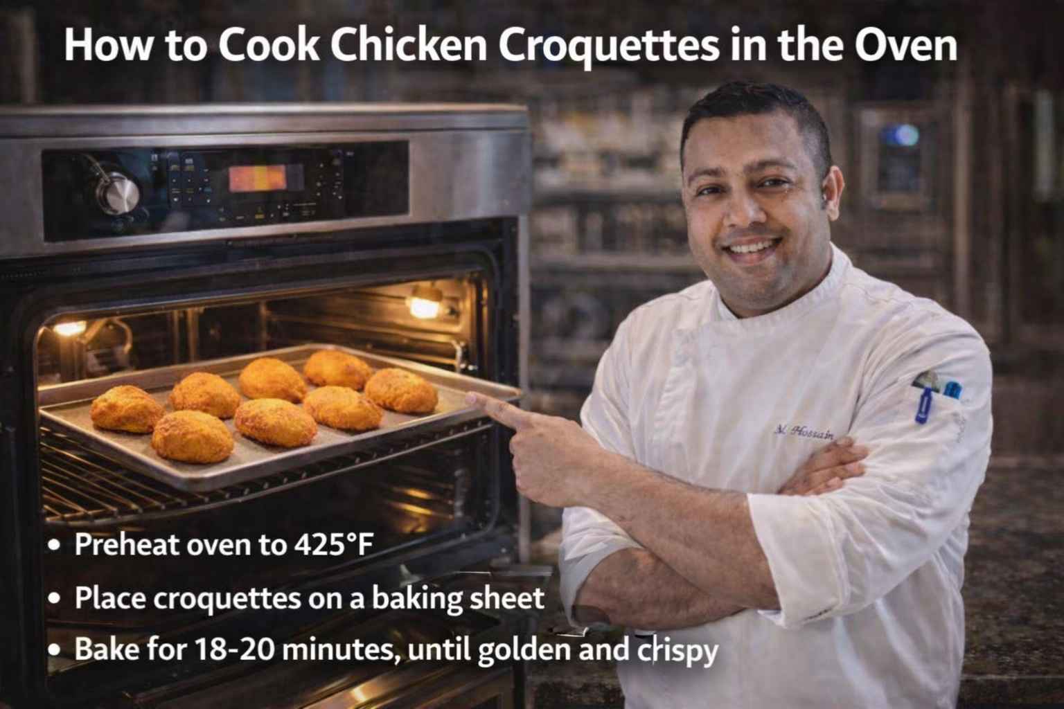 How to Cook Chicken Croquettes in the Oven