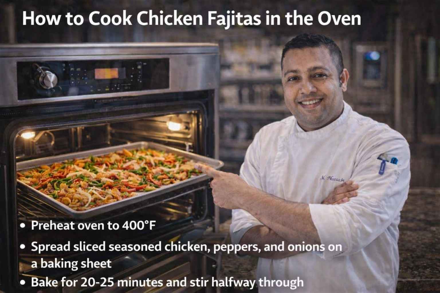 How to Cook Chicken Fajitas in the Oven
