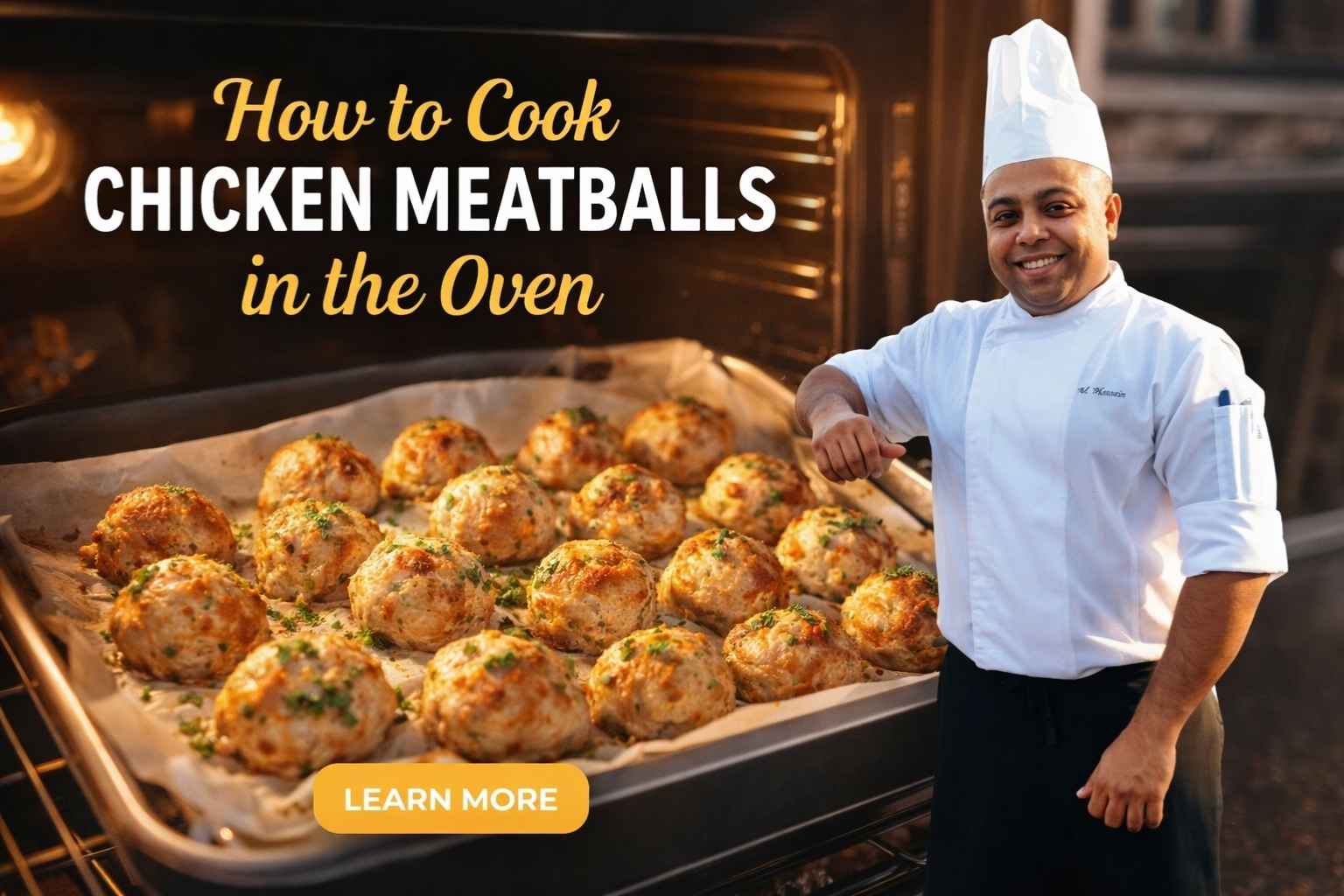 How to Cook Chicken Meatballs in the Oven