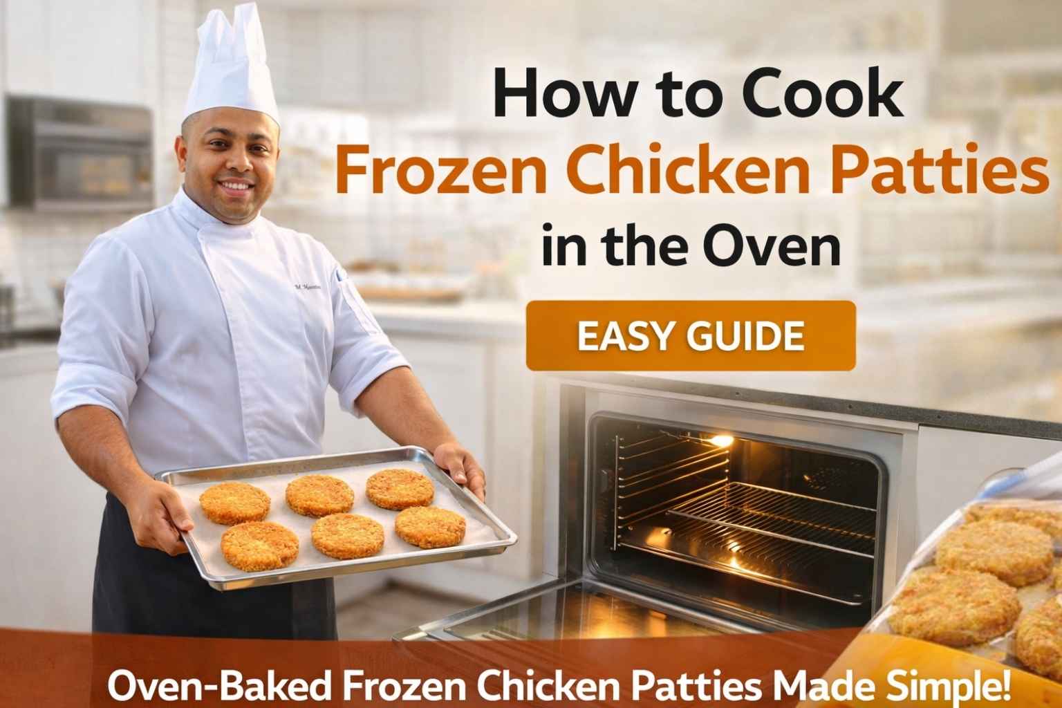 How to Cook Frozen Chicken Patties in the Oven