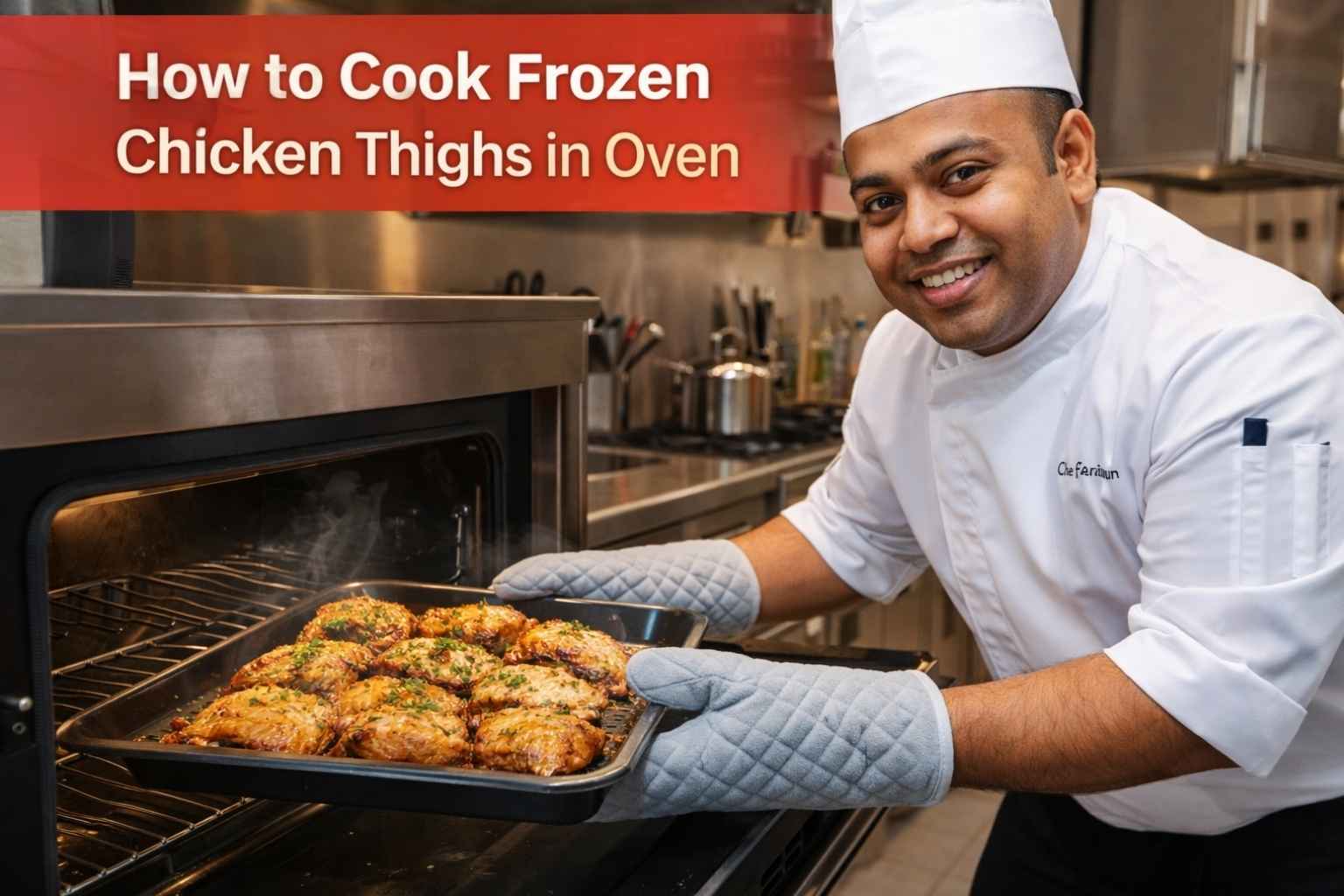 How to Cook Frozen Chicken Thighs in Oven