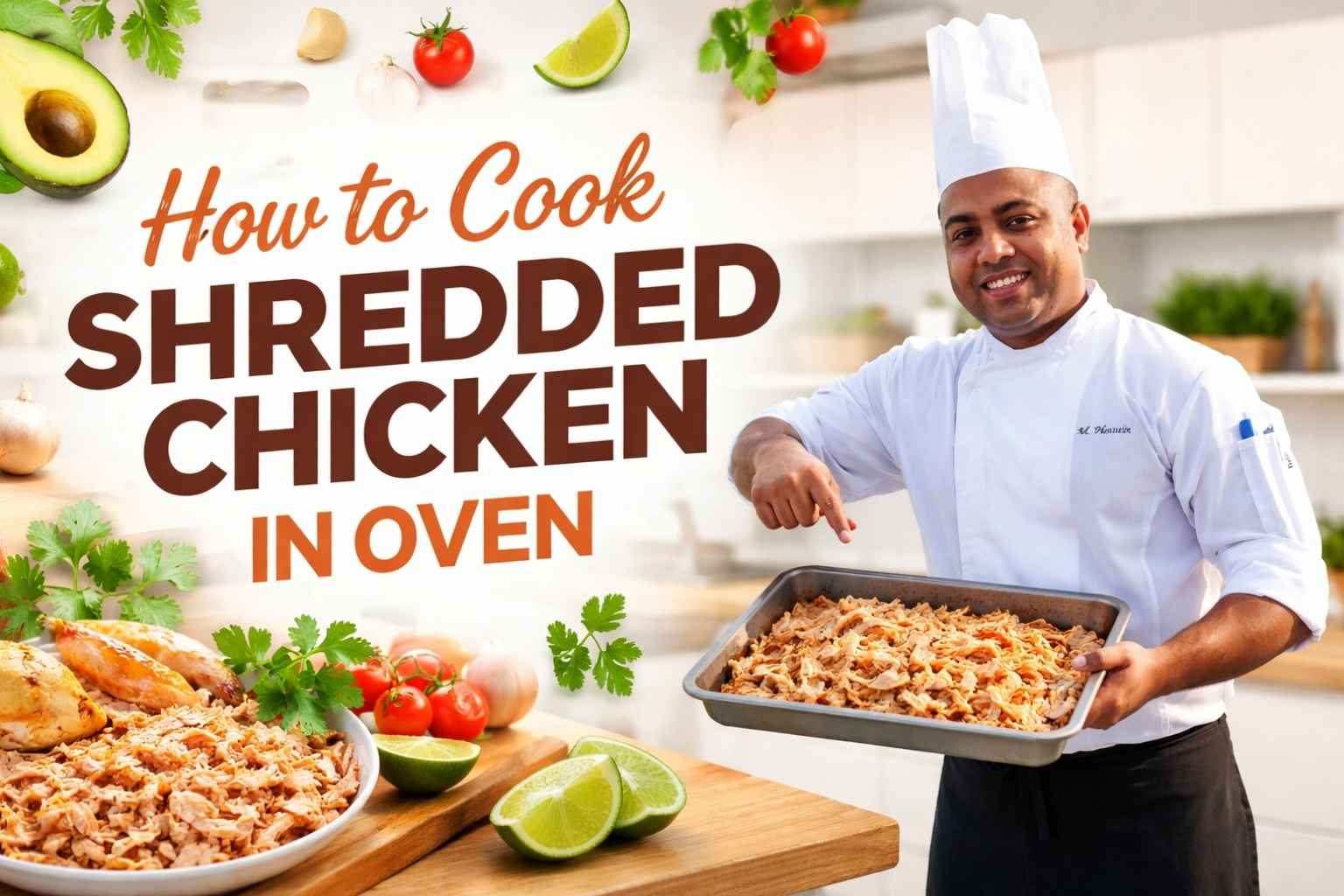 How to Cook Shredded Chicken in Oven