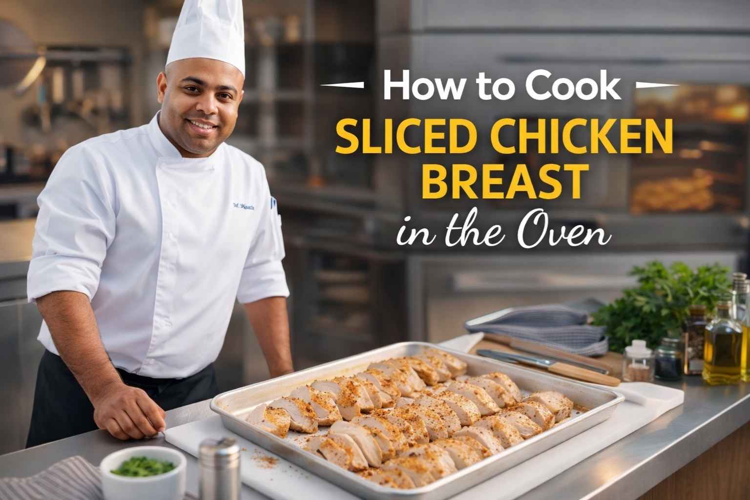 How to Cook Sliced Chicken Breast in the Oven