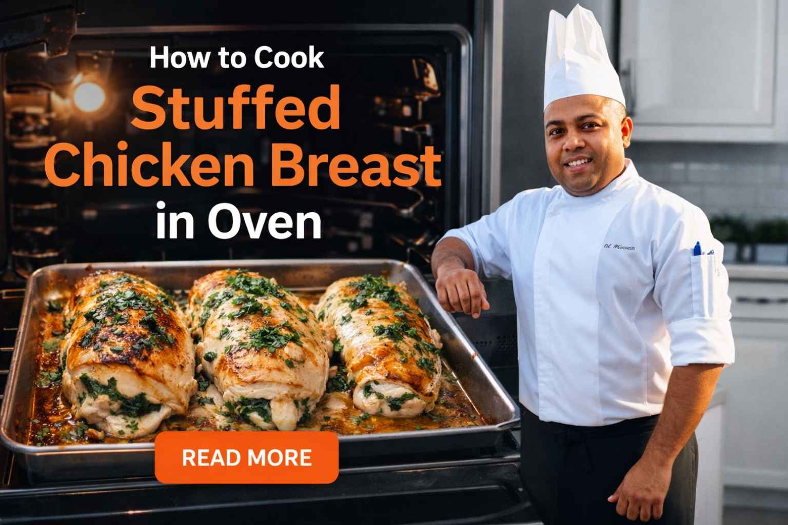 How to Cook Stuffed Chicken Breast in Oven