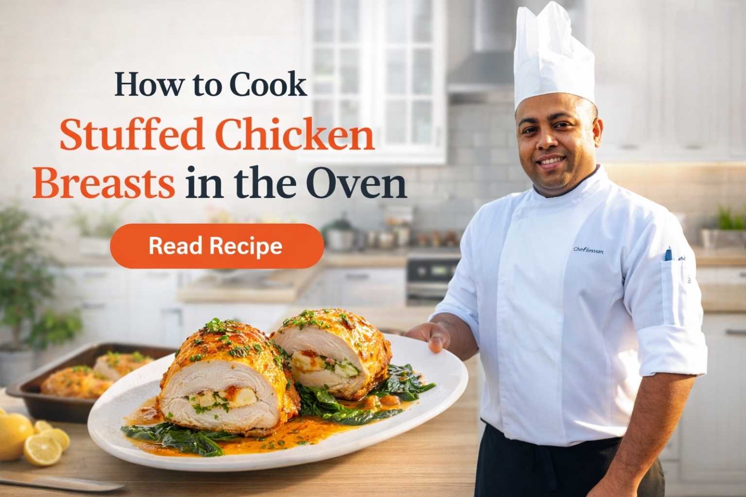 How to Cook Stuffed Chicken Breasts in the Oven