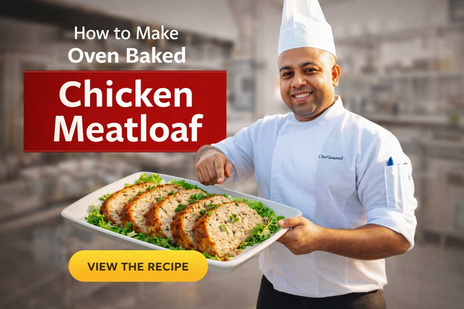 How to Make Oven Baked Chicken Meatloaf