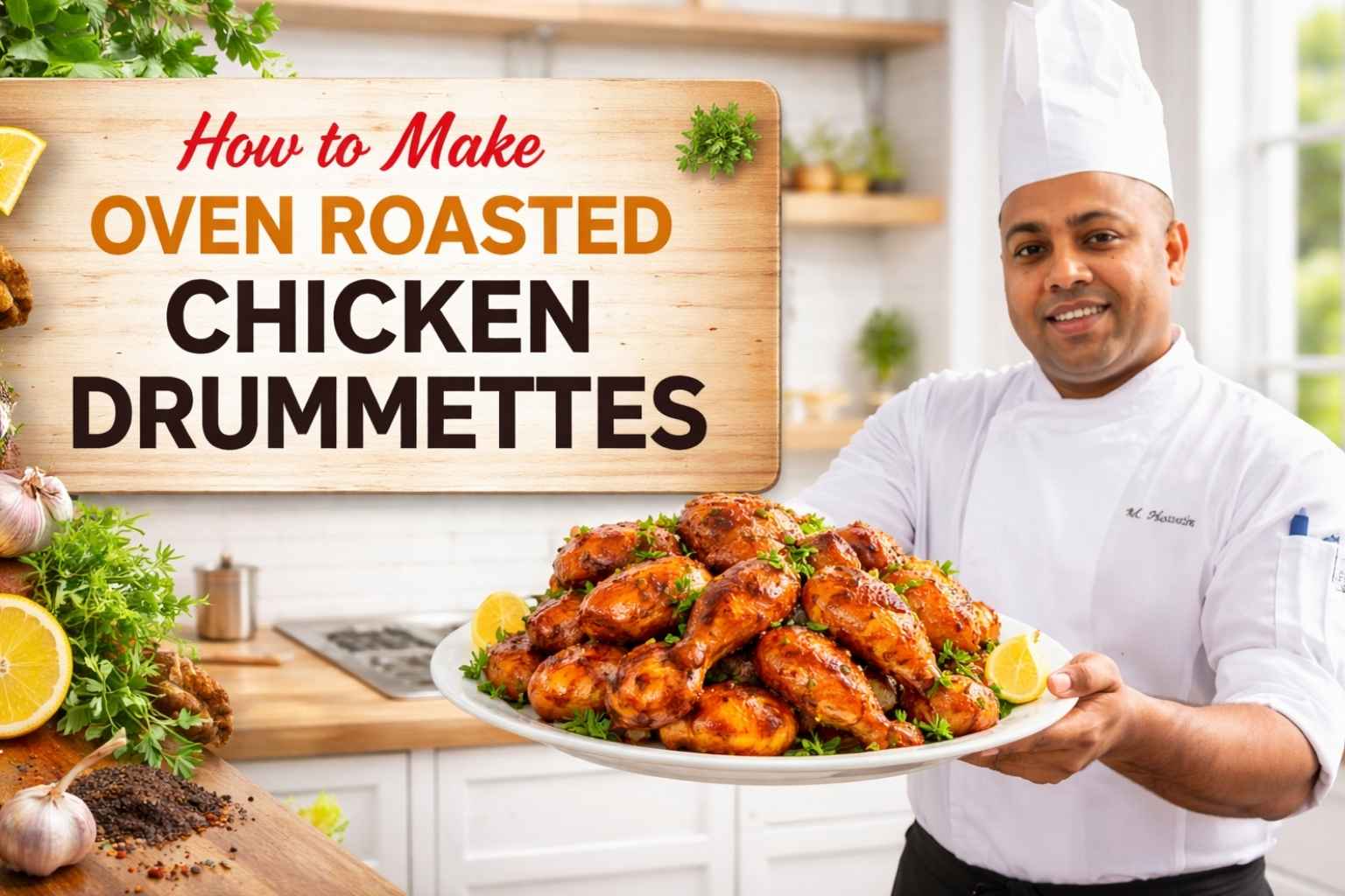 How to Make Oven Roasted Chicken Drummettes