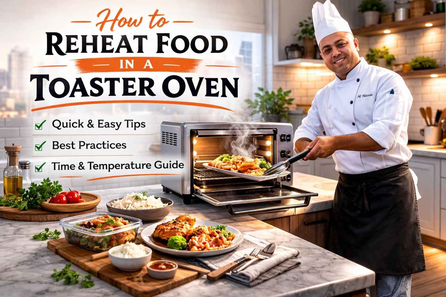 How to Reheat Food in a Toaster Oven