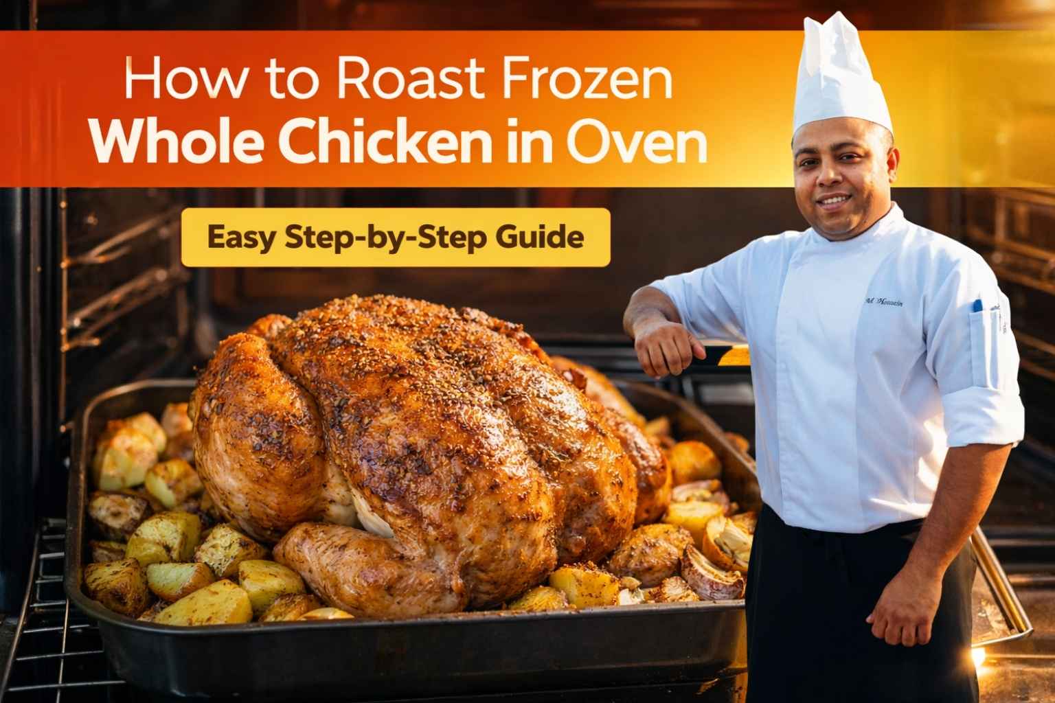How to Roast Frozen Whole Chicken in Oven
