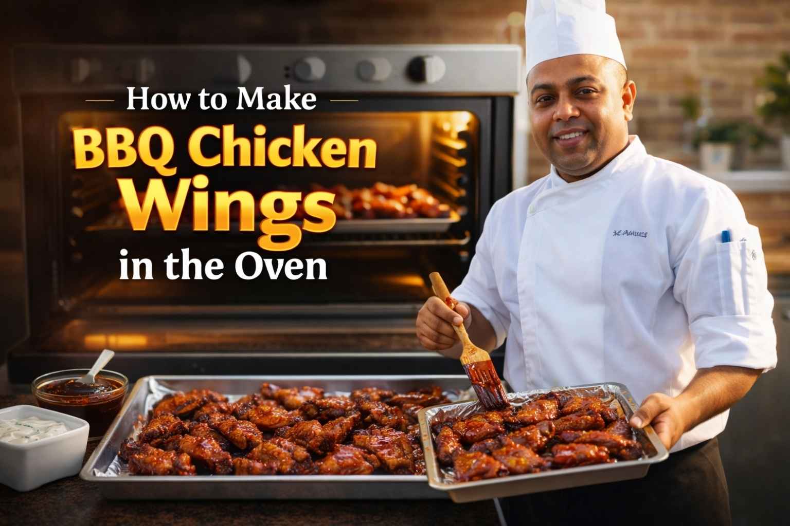 How to make bbq chicken wings in the oven