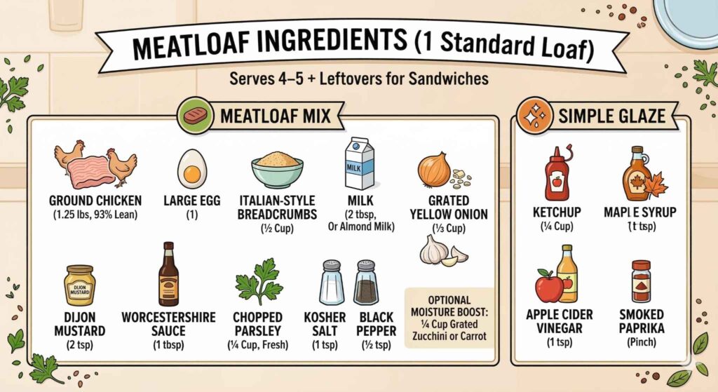 My Favorite Chicken Meatloaf Recipe
