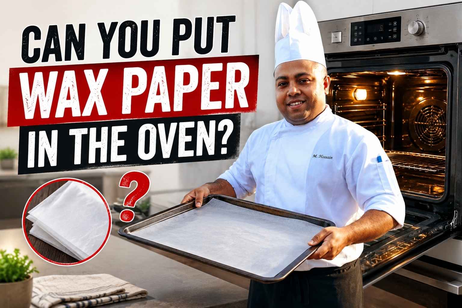Can You Put Wax Paper in the Oven