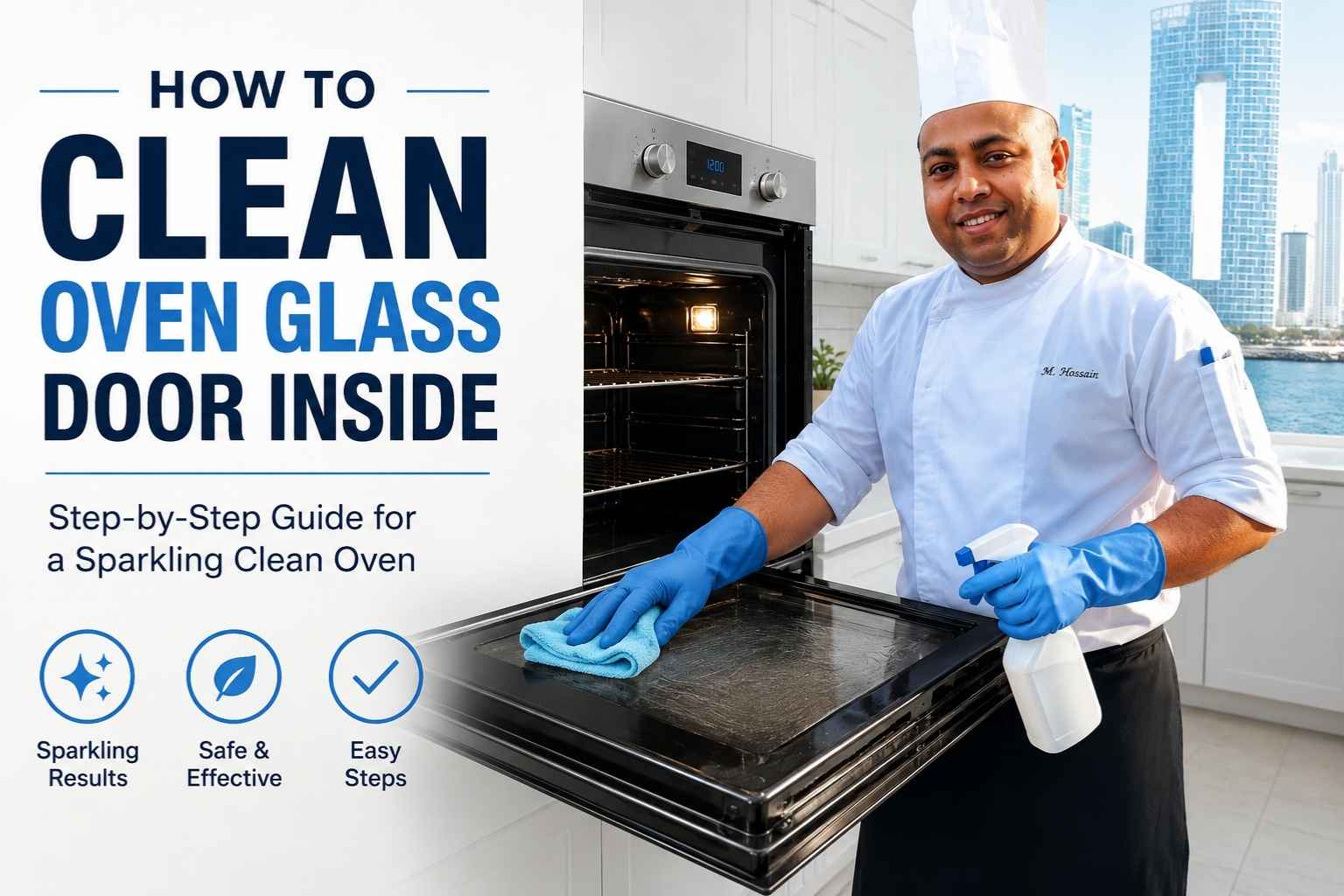 How to Clean Oven Glass Door Inside