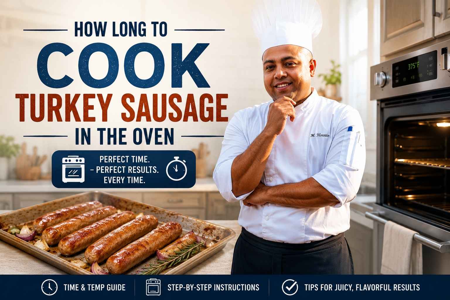 How Long to Cook Turkey Sausage in the Oven